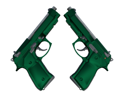StatTrak™ Dual Berettas | Emerald