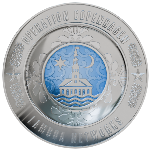 Operation Copenhagen Silver Challenge Pin