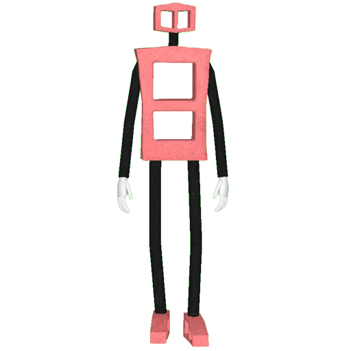 Cinderblock Man (Pink)